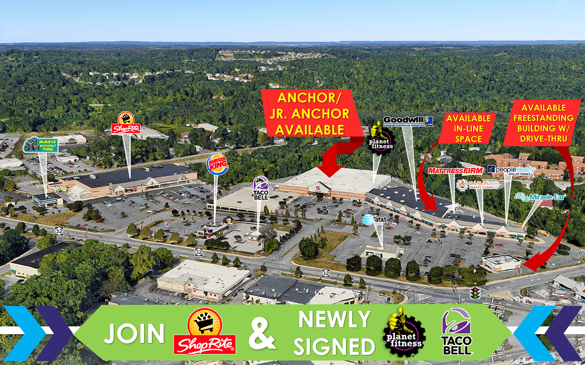 NY Vails Gate 374 Windsor Highway (Route 32) Big V Town Centre