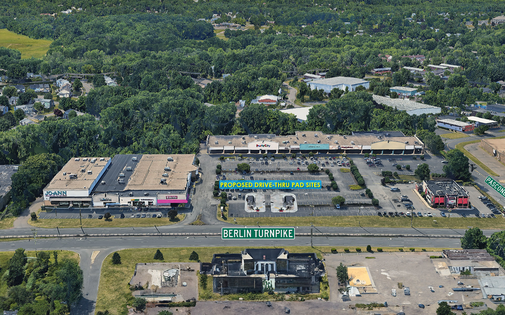 CT Newington 30653105 Berlin Turnpike JoAnn's Plaza PAD SITE